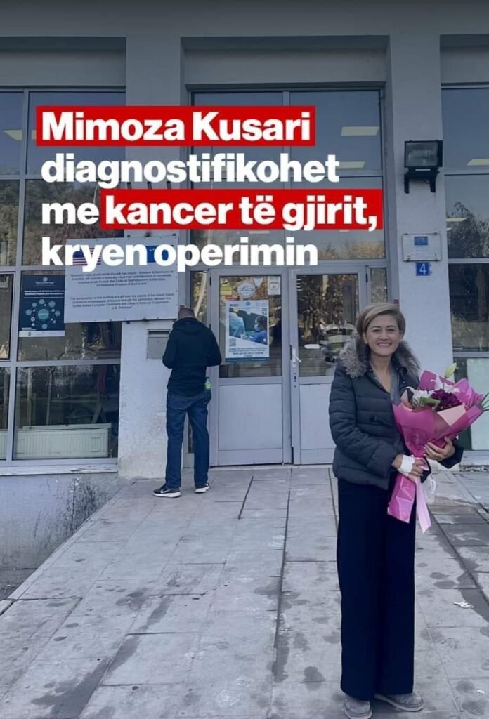 Mimoza Kusari operohet nga kanceri i gjirit, inkurajon të gjitha gratë të bëjnë mamografinë.